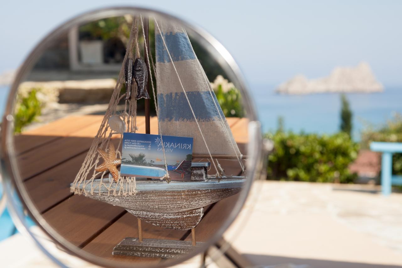 Krinakia Villas Xerokampos  Bagian luar foto