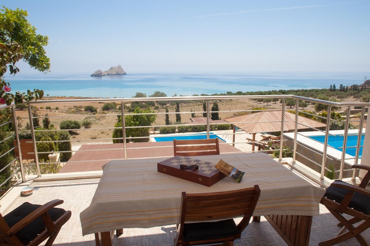 Krinakia Villas Xerokampos  Bagian luar foto