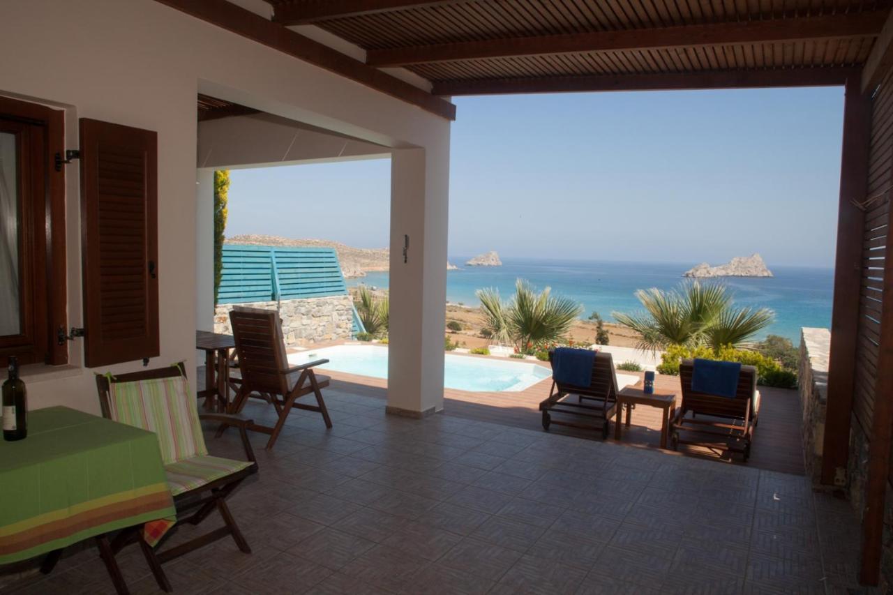 Krinakia Villas Xerokampos  Bagian luar foto